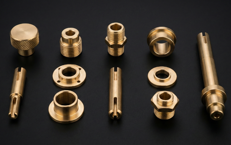 CNC Turned Brass Parts