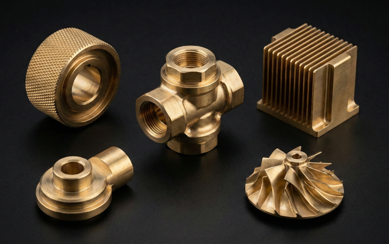 CNC Machined Brass Components