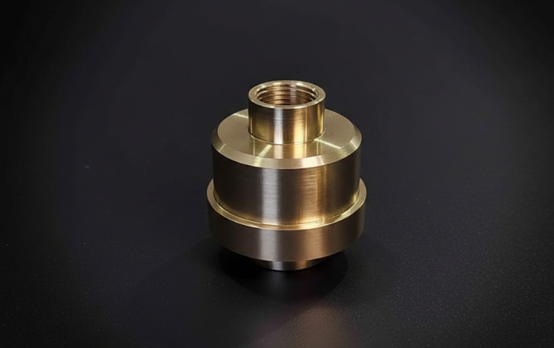 CNC Turned Brass Threaded Bush