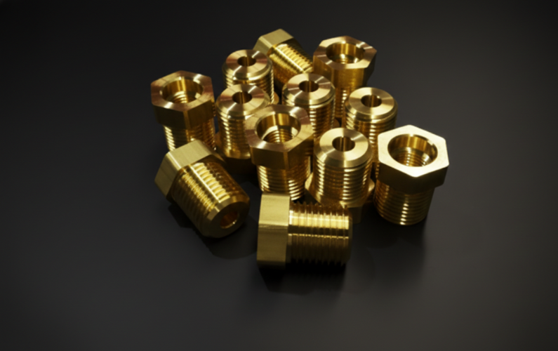 Brass Hex Threaded Insert / Reducer Bushing
