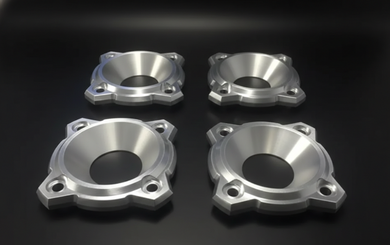 Custom CNC Machined Brass Flange Plate