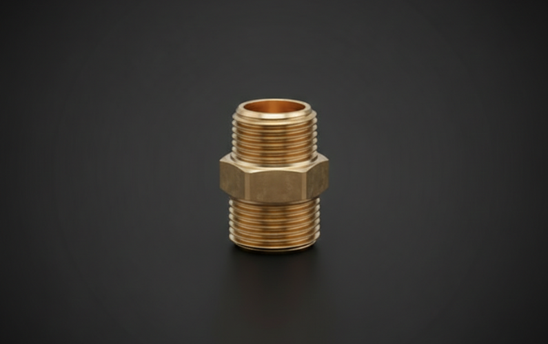 Brass Hex Nipple