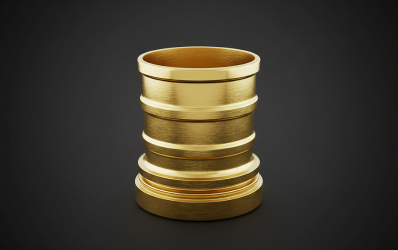 CNC Turned Brass Sleeve Bushing