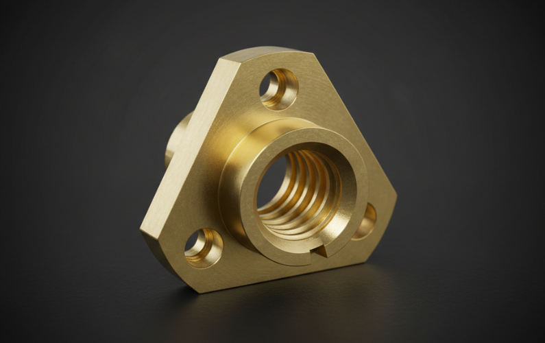 Brass Threaded Flange Insert