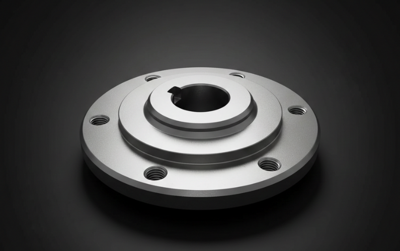 CNC Machined Brass Flange Plate