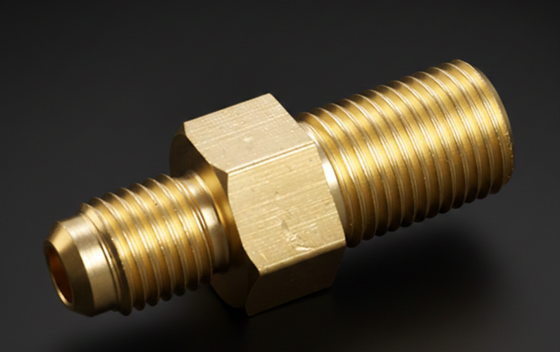 Brass Male Threaded Hex Nipple Adapter