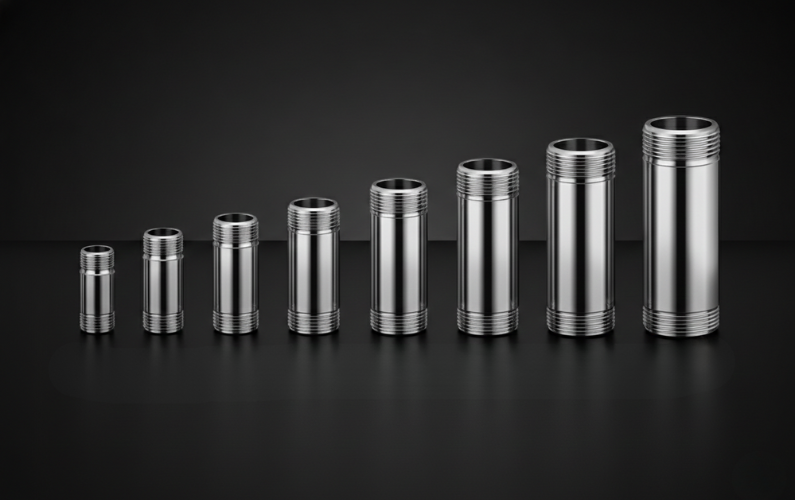 Brass Threaded Pipe Nipple